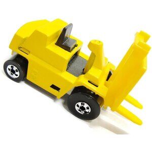 Vintage 1979 Hot Wheels Yellow Caterpillar Forklift Malaysia Diecast Loose No Ca